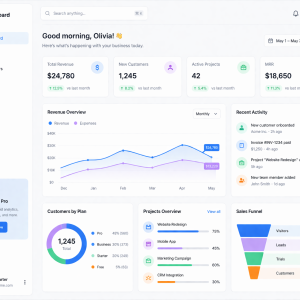 SaaS dashboard mockups Image 3